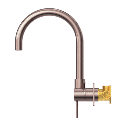 Nero Mecca Wall Basin / Bath Mixer Swivel Spout