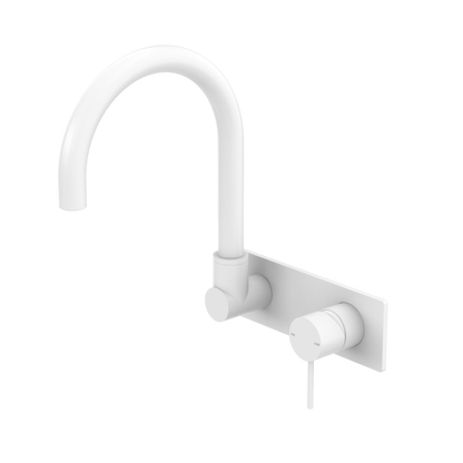 Nero Mecca Wall Basin Mixer Swivel Spout