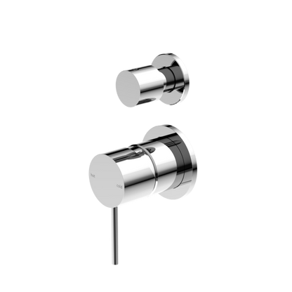 Nero Mecca Shower / Bath Wall Mixer with Diverter on Seperate Backplate