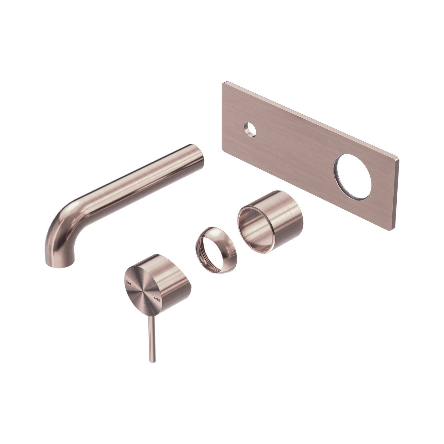 Mecca Wall Basin/Bath Mixer 120mm Trim Kits Only Brushed Bronze