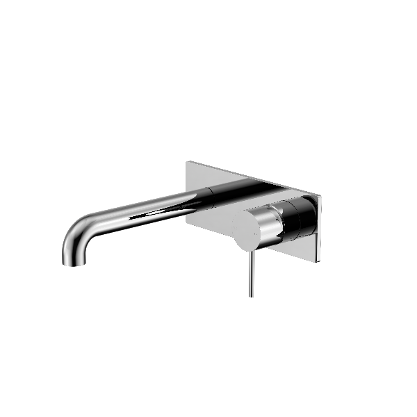 Nero Mecca Wall Basin/Bath Mixer 260mm  NR221910A260CH
