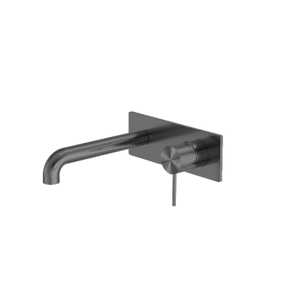 Nero Mecca Wall Basin/Bath Mixer 260mm Gun Metal NR221910A260GM