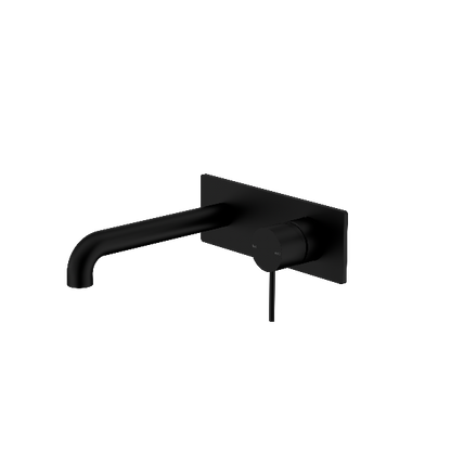 Nero Mecca Wall Basin/Bath Mixer 260mm  NR221910A260MB