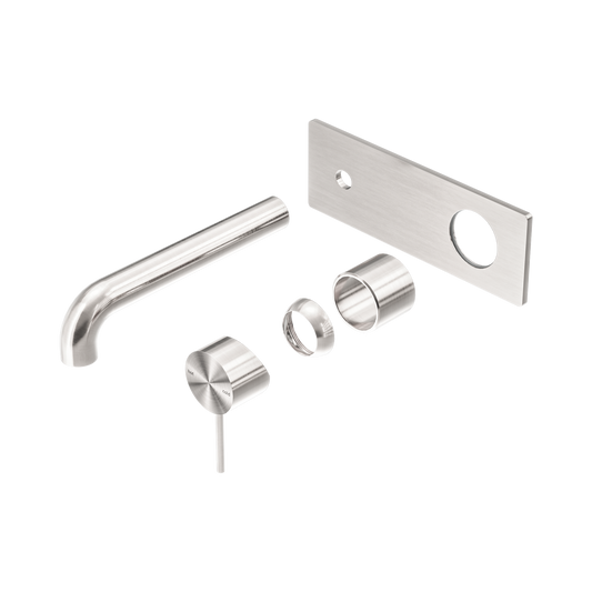 Mecca Wall Basin/Bath Mixer 260mm Trim Kits Only Brushed Nickel