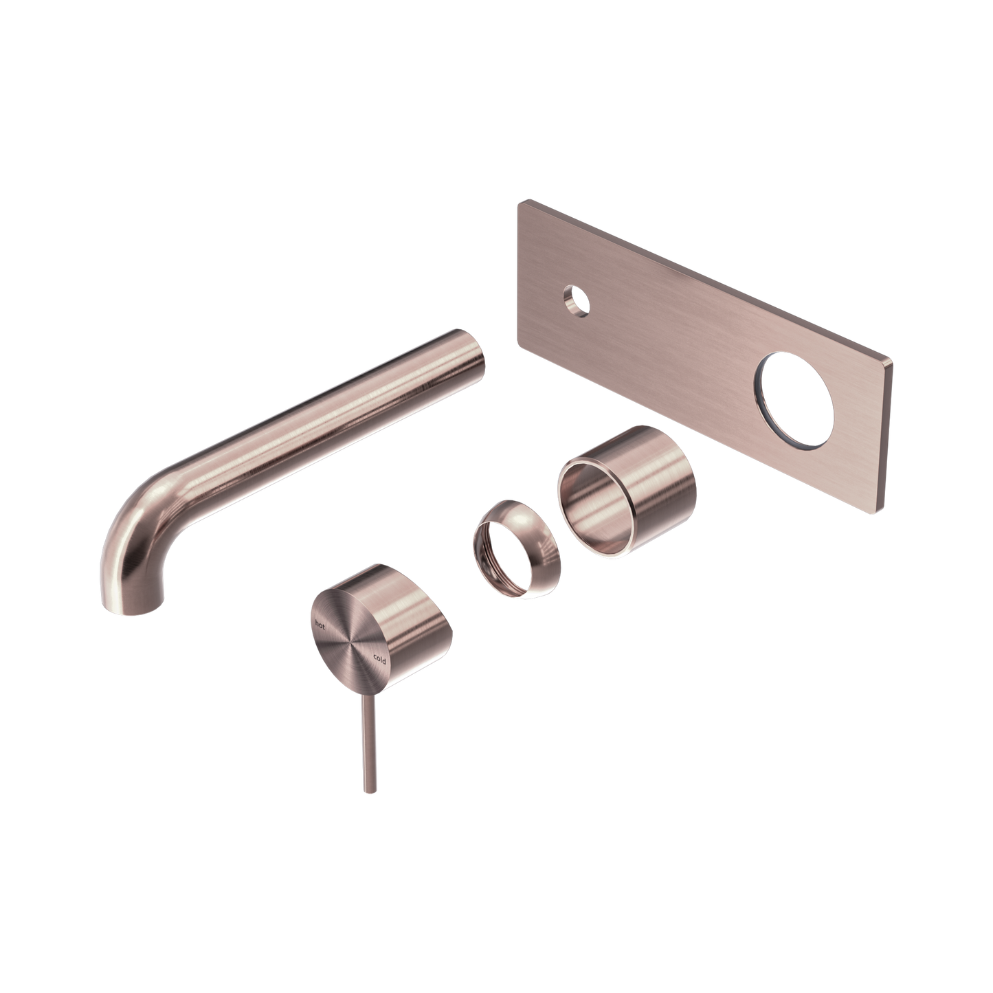 Mecca Wall Basin/Bath Mixer 260mm Trim Kits Only Brushed Bronze