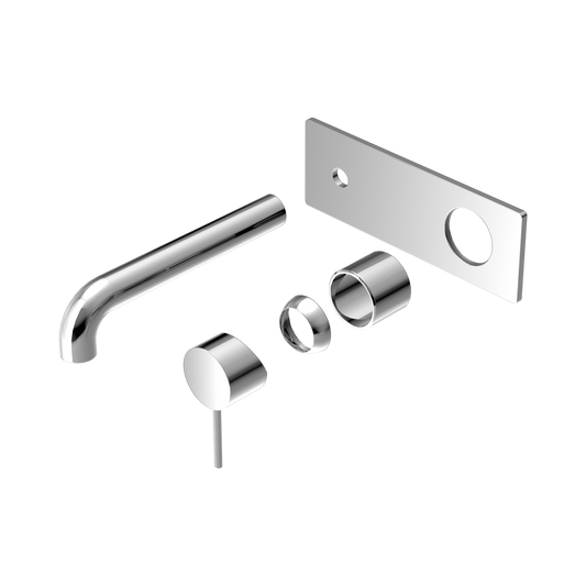 Mecca Wall Basin/Bath Mixer 260mm Trim Kits Only Chrome