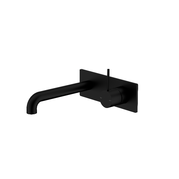 Nero Mecca Wall Basin/Bath Mixer Handle Up 120mm  NR221910B120MB