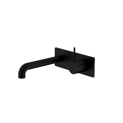 Nero Mecca Wall Basin/Bath Mixer Handle Up 120mm  NR221910B120MB