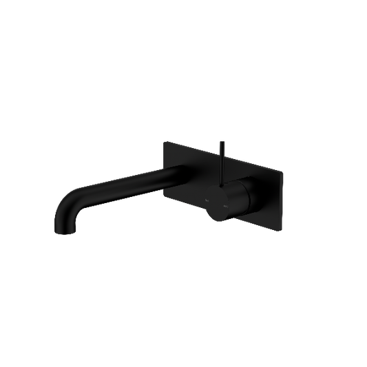 Nero Mecca Wall Basin/Bath Mixer Handle Up 120mm  NR221910B120MB