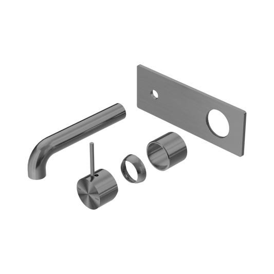 Mecca Wall Basin/Bath Mixer Handle Up 120mm Trim Kits Only Gun Metal