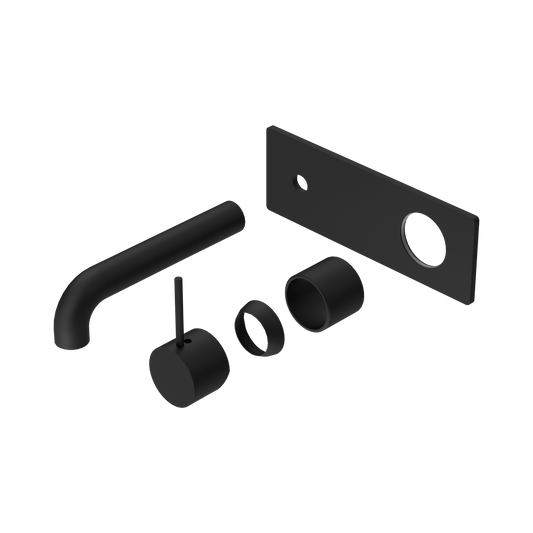 Mecca Wall Basin/Bath Mixer Handle Up 120mm Trim Kits Only Matte Black