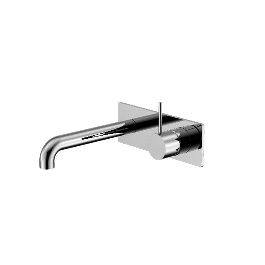 Nero Mecca NR221910B160CH  Wall Basin Mixer Handle Up 160mm Spout