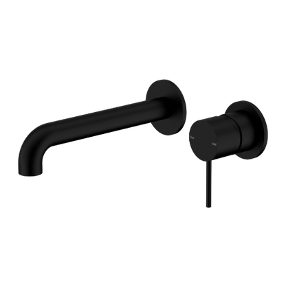 Nero Mecca Wall Basin/Bath Mixer Separate Back Plate 120mm  NR221910C120MB