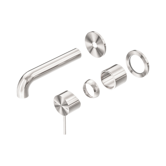 Mecca Wall Basin/Bath Mixer Separate Back Plate 120mm Trim Kits Only Brushed Nickel