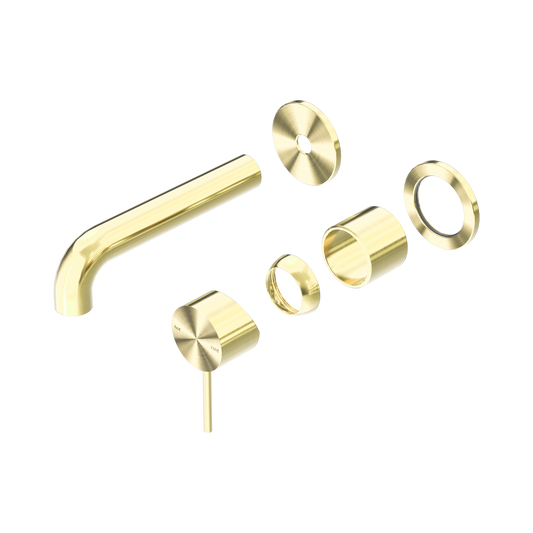 Mecca Wall Basin/Bath Mixer Separate Back Plate 160mm Trim Kits Only Brushed Gold