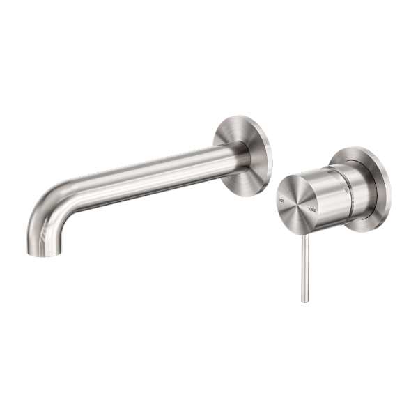 Nero Mecca Wall Basin/Bath Mixer Separate Back Plate 120mm  NR221910C120BN