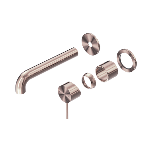 Mecca Wall Basin/Bath Mixer Separate Back Plate 185mm Trim Kits Only Brushed Bronze