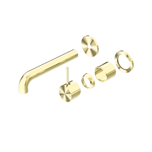 Mecca Wall Basin/Bath Mixer Separate Back Plate Handle Up 185MM Trim Kits Only