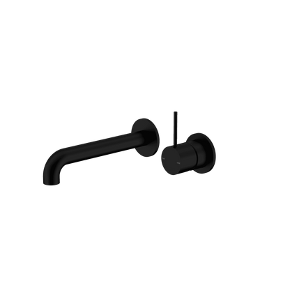 Mecca Wall Basin/Bath Mixer Separate Back Plate Handle Up 260MM