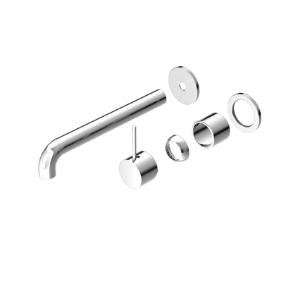 Mecca Wall Basin/Bath Mixer Separate Back Plate Handle Up 260MM Trim Kits Only