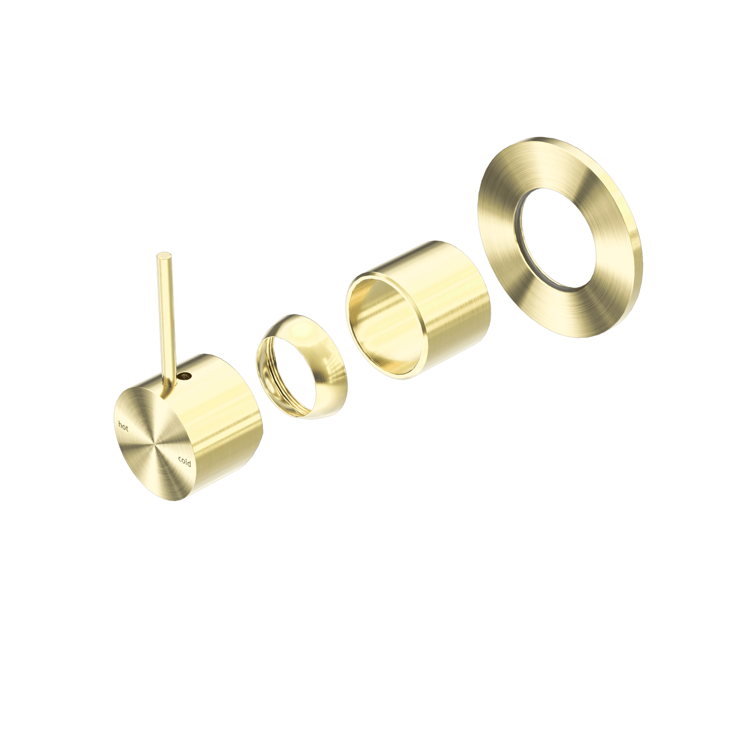 Mecca Shower Mixer Handle Up 80MM Plate Trim Kits Only - Reno Spares