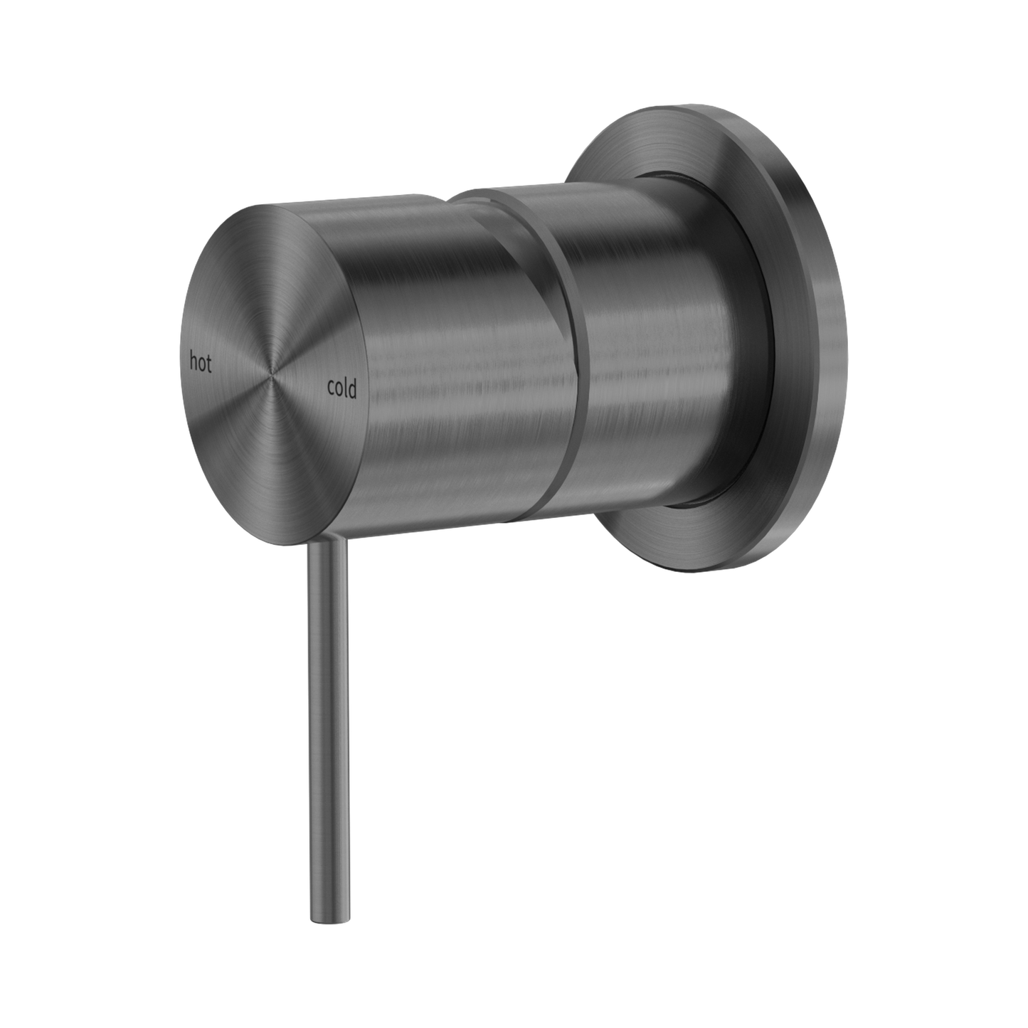 Mecca Shower Mixer 60mm Plate Gun Metal