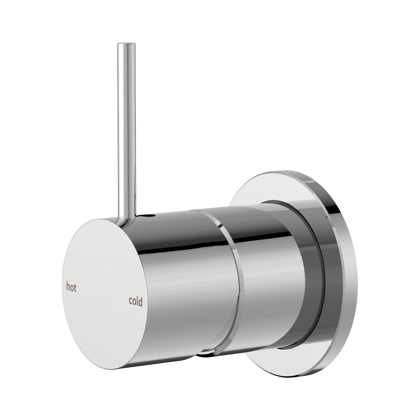 Mecca Shower Mixer 60mm Handle Up Plate Chrome