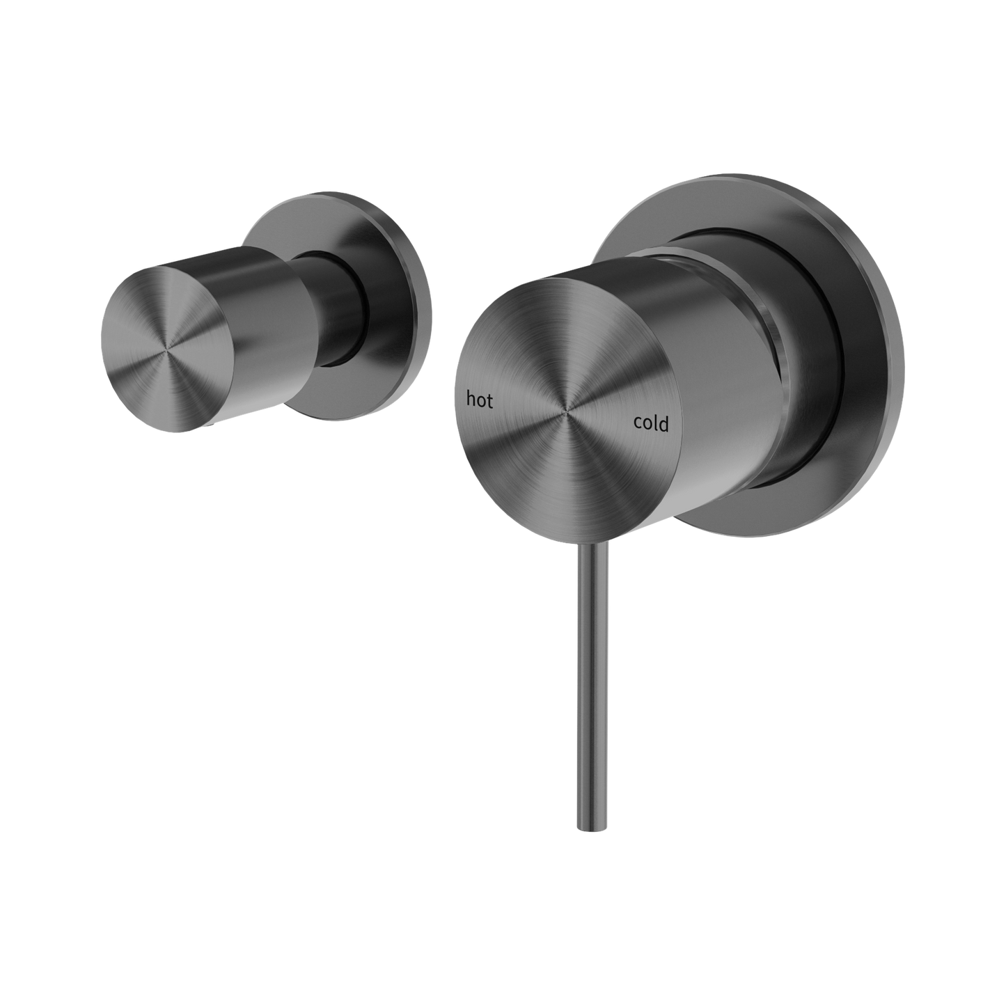 Mecca Shower Mixer With Horizontal 2 Way Diverter Gun Metal