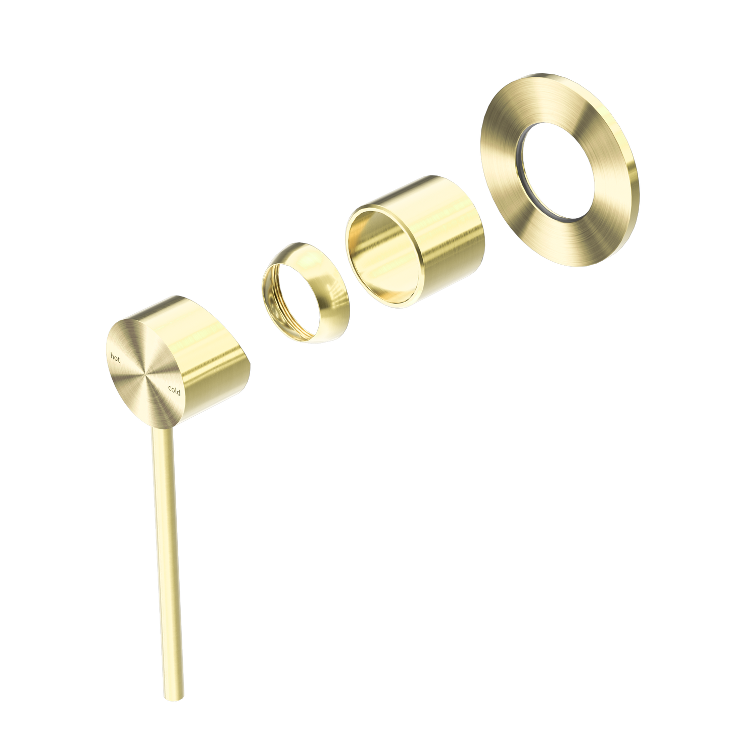 Nero Mecca Care Shower Mixer Trim Kits Only Brushed