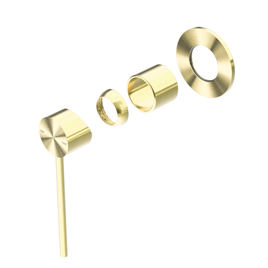 Nero Mecca Care Shower Mixer Trim Kits Only Brushed