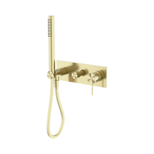 Mecca Shower Mixer Diverter System Brushed Gold