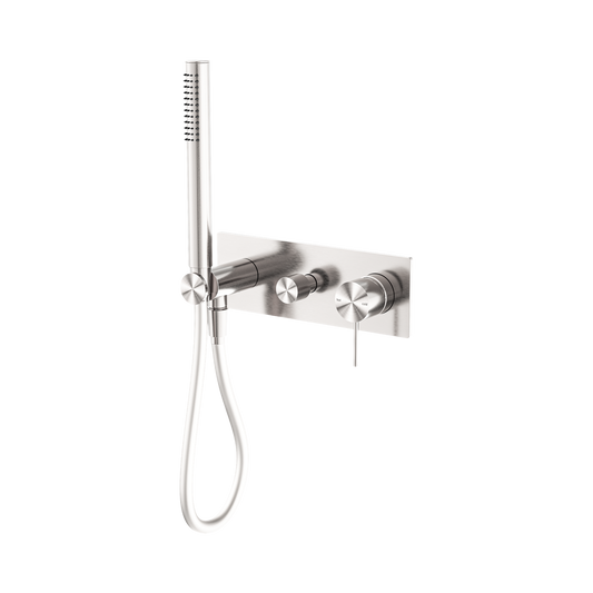 Mecca Shower Mixer Diverter System Brushed Nickel