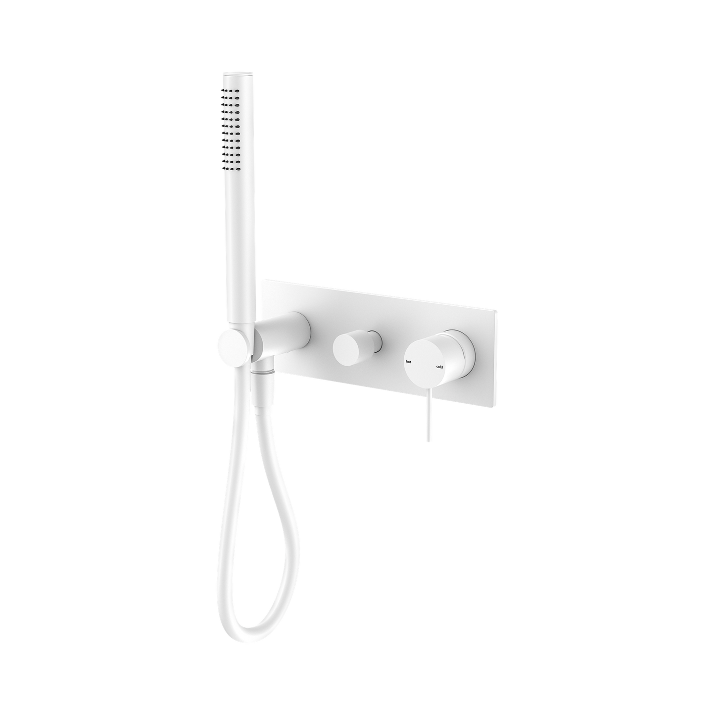 Mecca Shower Mixer Diverter System Matte White