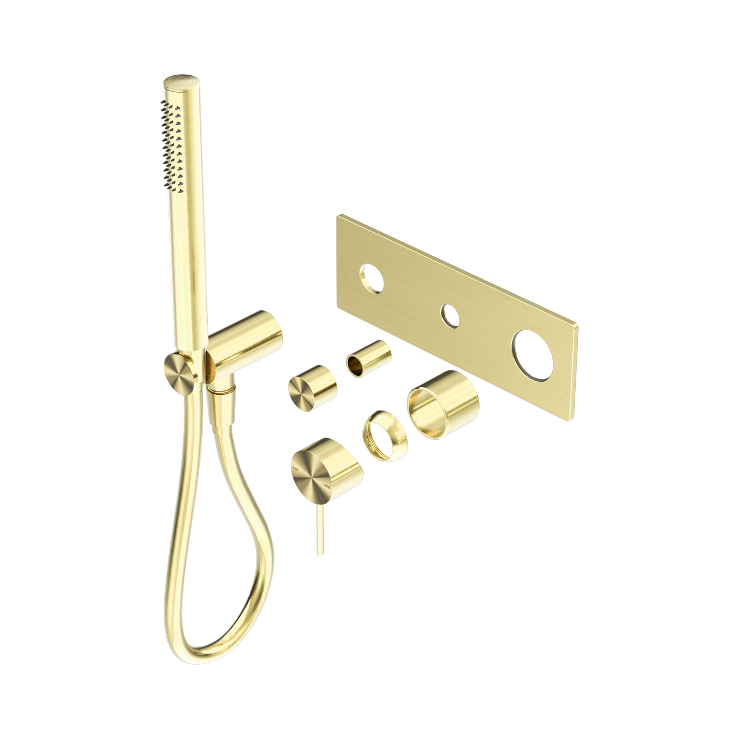 Mecca Shower Mixer Diverter System Trim Kits Only Brushed Gold