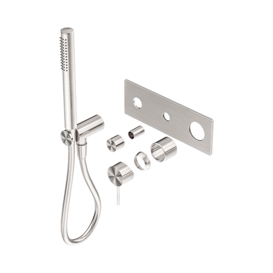 Mecca Shower Mixer Diverter System Trim Kits Only Brushed Nickel
