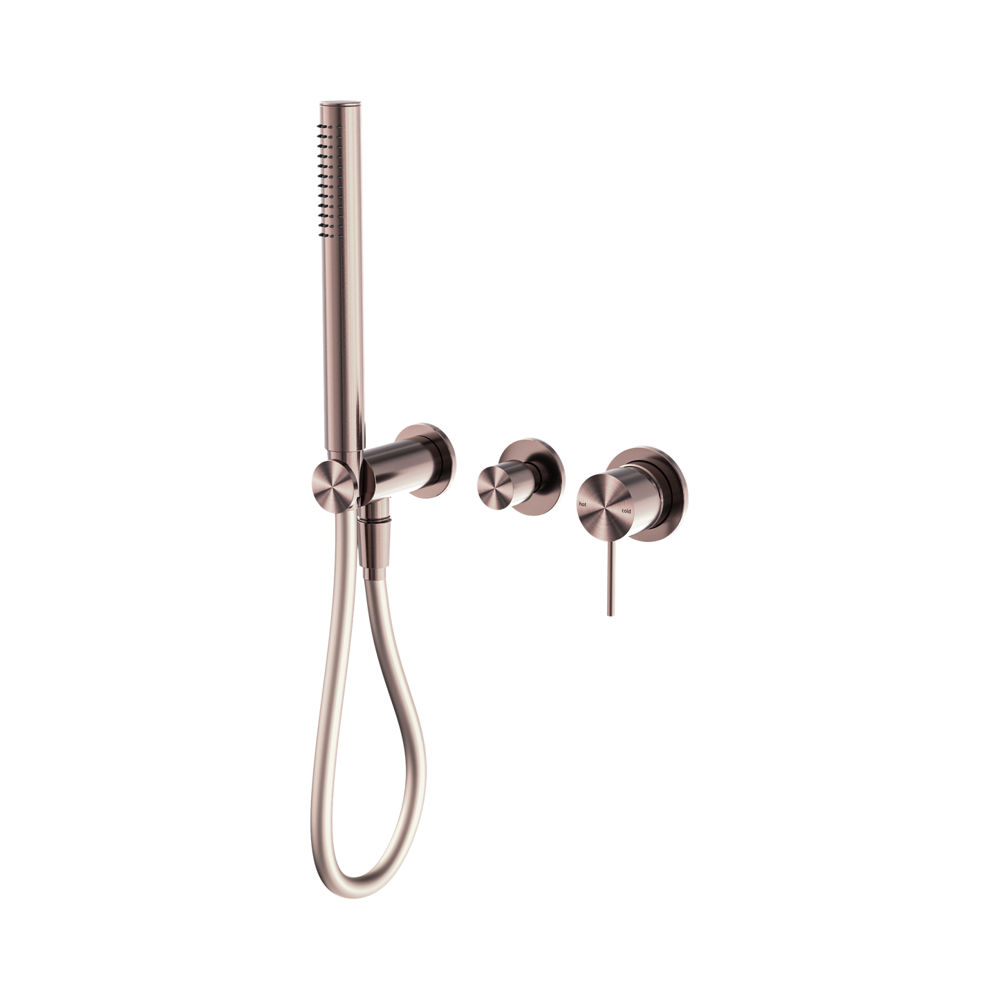 Mecca Shower Mixer Diverter System Separate Back Plate Brushed Bronze