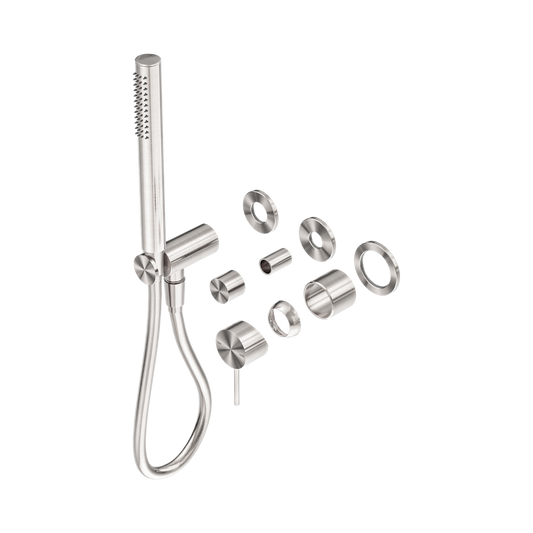 Mecca Shower Mixer Diverter System Separate Back Plate Trim Kits Only Brushed Nickel