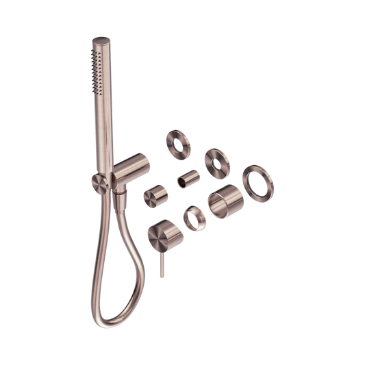 Mecca Shower Mixer Diverter System Separate Back Plate Trim Kits Only Brushed Bronze