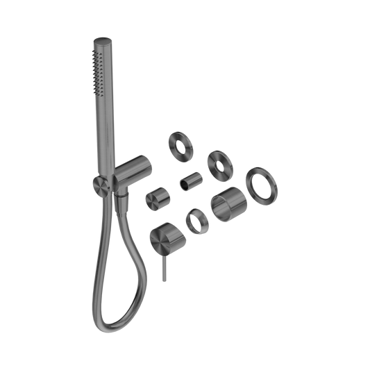 Mecca Shower Mixer Diverter System Separate Back Plate Trim Kits Only Gun Metal