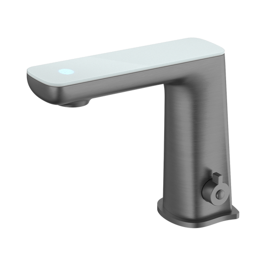 Claudia Sensor Mixer With White Top Display Gun Metal