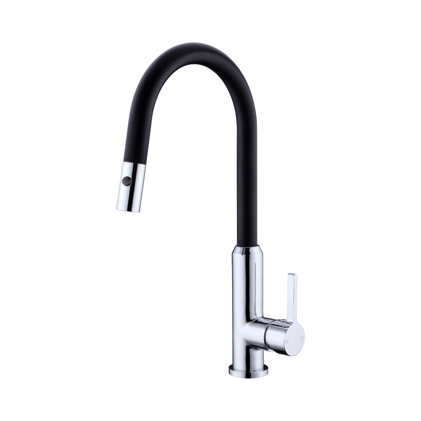 Pearl Pull Out Sink Mixer With Vegie Spray Function Matte Black