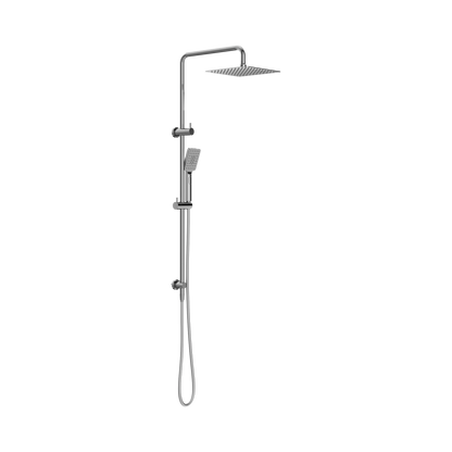 Square Project Twin Shower Chrome