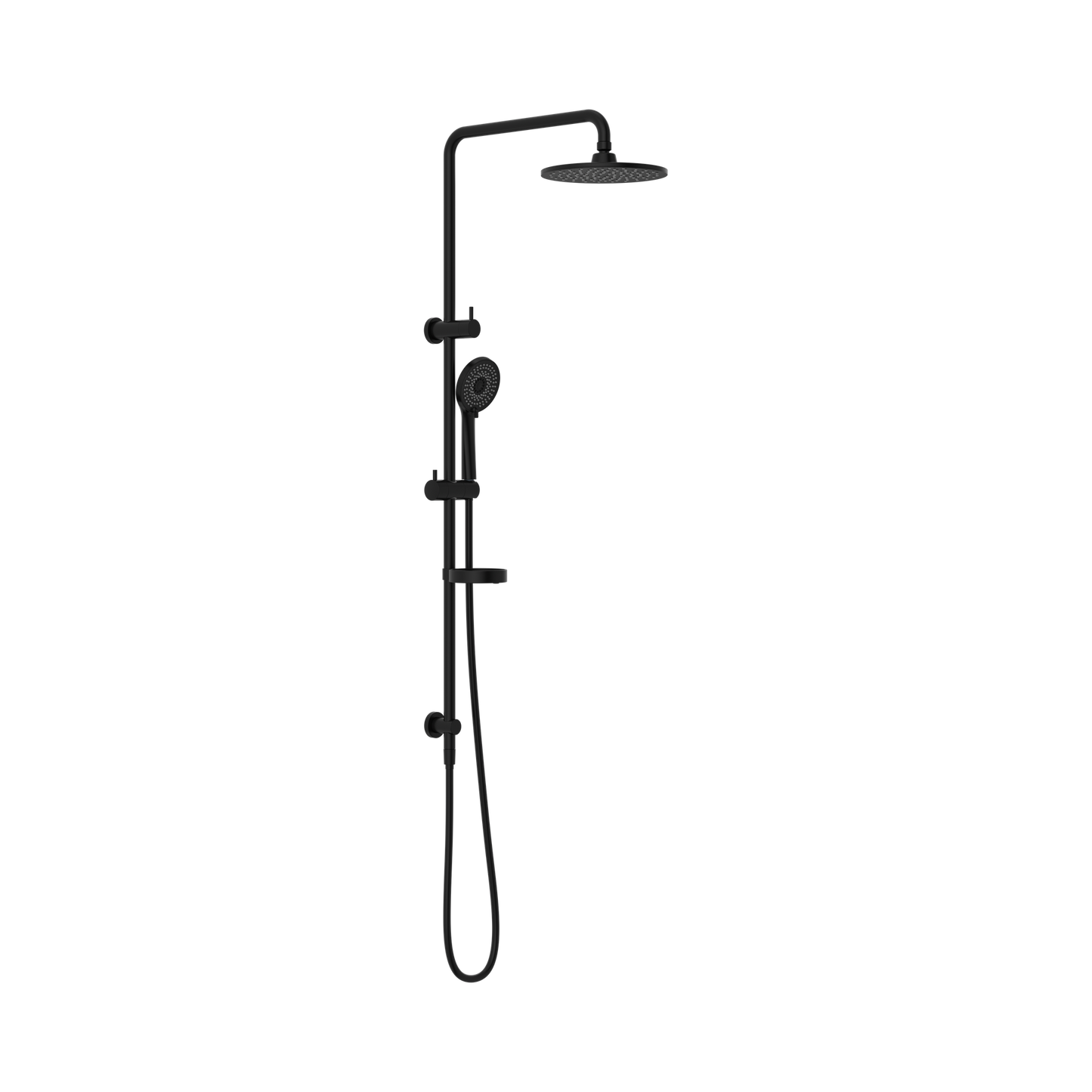 Builder Project Twin Shower Set Matte Black