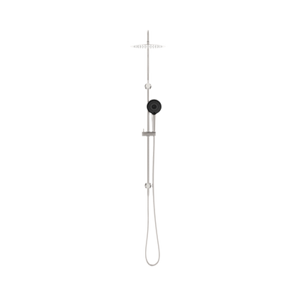 Round Project Twin Shower 4 Star Rating Brushed Nickel