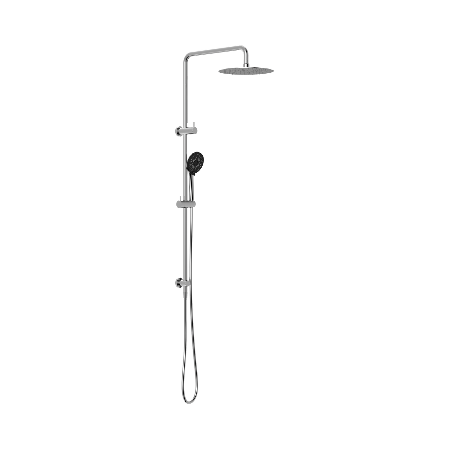 Round Project Twin Shower 4 Star Rating Chrome