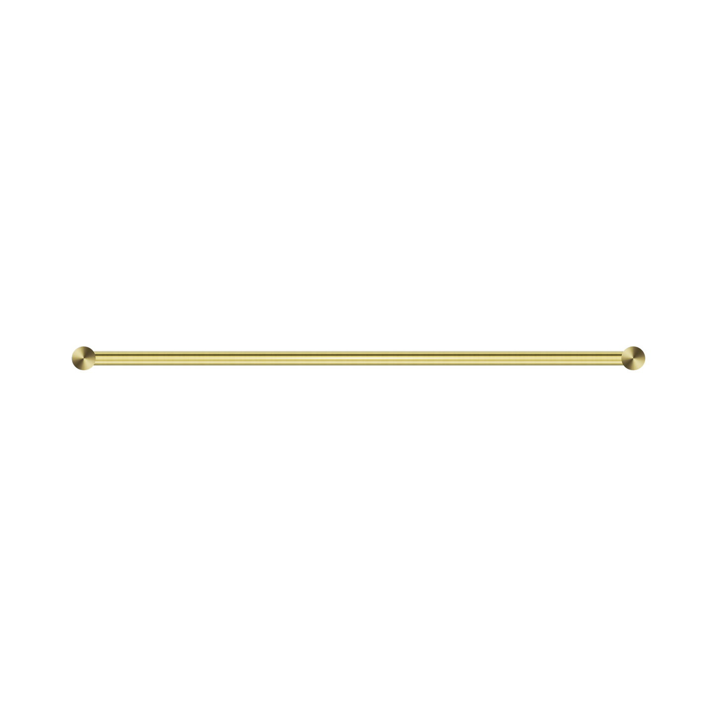 New Mecca Single Towel Rail 600mm Brushed Gold