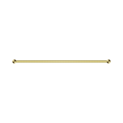 New Mecca Single Towel Rail 600mm Brushed Gold