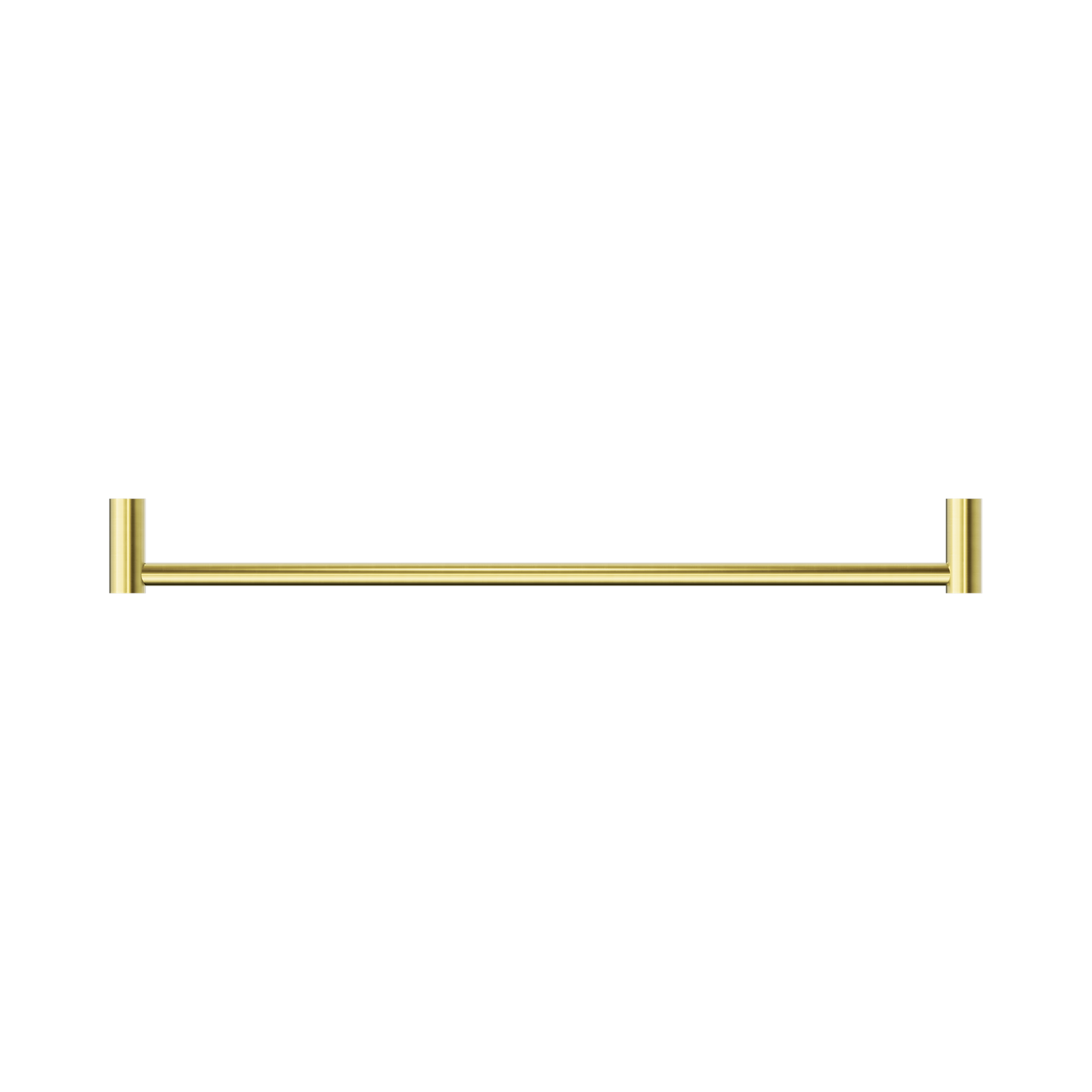 New Mecca Single Towel Rail 600mm Brushed Gold