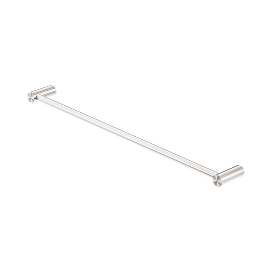 New Mecca Single Towel Rail 600mm Brushed Nickel