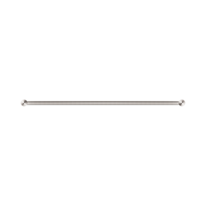 New Mecca Single Towel Rail 600mm Brushed Nickel